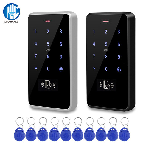 IP68 Waterproof Access Control System Outdoor RFID Keypad WG26/34 Access Controller Reader Rainproof 10 EM4100 Keyfobs for Home ► Photo 1/6