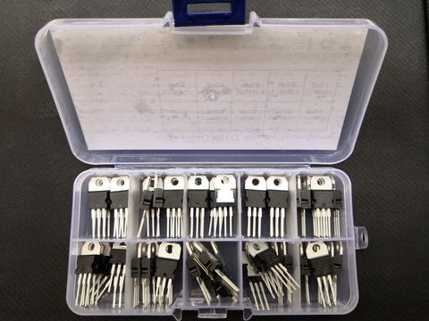 10kinds*6pcs Transistor kit box LM317T/L7805CV/L7806CV/L7808CV/L7809CV/L7810CV/L7812CV/L7815CV/L7818CV/L7824CV Voltage Regulator ► Photo 1/2