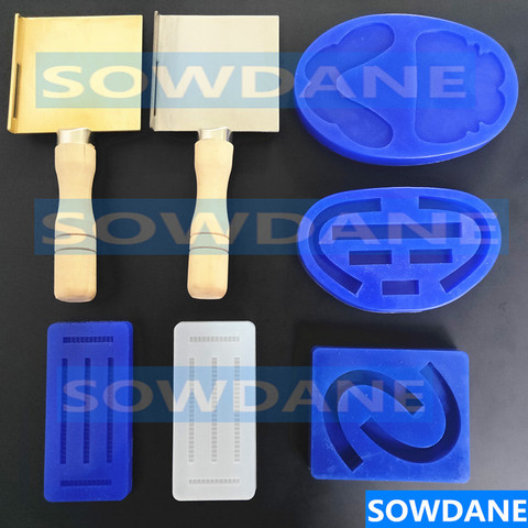 Dental Silicone Rubber Wax Rim Mold Bite Block Individual Tray Implant Molding Mould Dental technician Wax Spade Shovel Lab Tool ► Photo 1/5