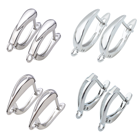 Charm DIY Basic Earring Material Handmade Copper Fastener Hook Clasps Bail Earring Hooks Accessories For Fashion Earrings Making ► Photo 1/6
