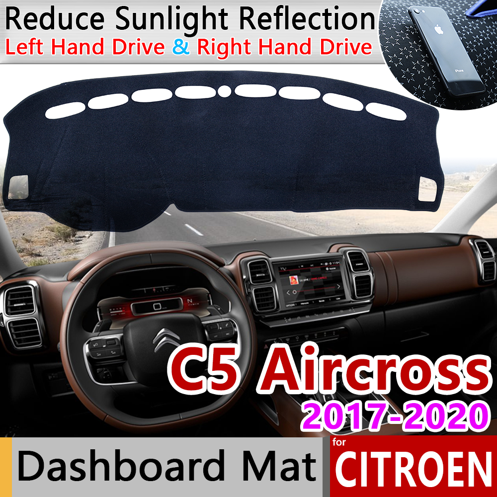 For Citroen C5 Aircross 2017 ~ 2020 Anti-Slip Leather Mat
