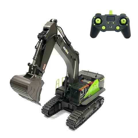 4-in-1 Excavator 22CH RC Truck 1/14 Remote Control Engineering Vehicle Model Toys For Boys Huina 593 1593 ► Photo 1/6