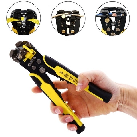 Wire Stripper Terminal Pliers Cable Cutter Automatic Crimping Multi-functional Peeling Tools AWG10-24/0.2-6mm2 ► Photo 1/6