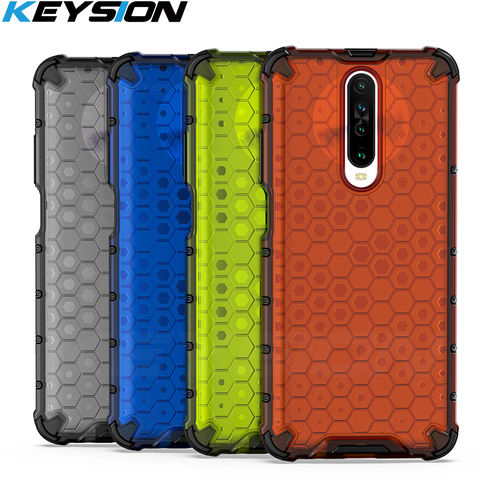 KEYSION Shockproof Case for Redmi K30 K30 Pro 5G K20 Note 8 Pro 8T 8A 7 Honeycomb Phone Cover for Xiaomi Mi 9T Mi 9 Lite CC9 Pro ► Photo 1/6