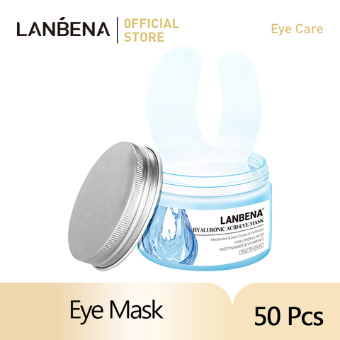 LANBENA Retinol Eye Mask Hyaluronic Acid Eye Patches Serum Reduces Dark Circles Bags Eye Lines Repair Nourish Firming Skin Care ► Photo 1/6