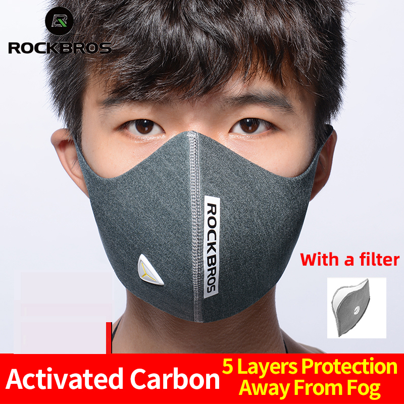 Dustproof Cycling Face Covers with Mesh Filter Mouth-muffle Protective Covers 
