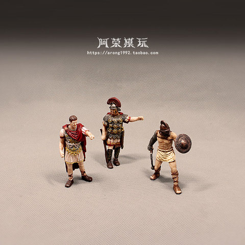 Medieval Rome Castle Knight Miniature Spartan Warriors Crusader Cavalry Guard Soldier Pirate Action Figure Figurine Model Toys ► Photo 1/5