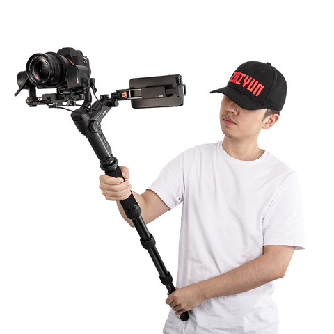 Aluminum MINI Monopod for Zhiyun Weebill Lab S Accessories Extend Pole Crane 2 3 Smooth 4 Crane plus/M DSLR Camera Stabilizer ► Photo 1/6