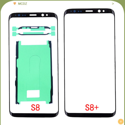 New S8 For Samsung Galaxy S8 S9 Plus S8+ S9+ Note 8 9 S10e LCD display Front touch panel screen replacement Outer Glass Lens ► Photo 1/4