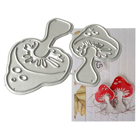 Mushrooms Metal Cutting Dies Stencil Scrapbooking DIY Album Stamp Paper Card Embossing Decor Craft Bookmark Gift Decoration ► Photo 1/6