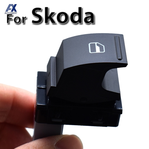 Power Single Window Lifter Switch Door Side Electric Control Button Knob For Skoda Octavia Fabia Superb Roomster OE# 5J0959855 ► Photo 1/6