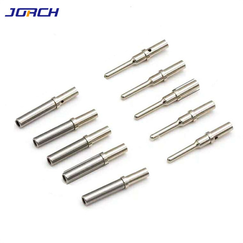 50pcs  DT Series Pin Contact 0462-201-16141 0460-202-16141 Stainless Steel 16-20AWG Deutsch Crimp Solid Terminal Female ► Photo 1/3