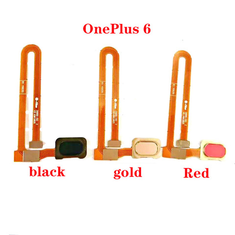 For OnePlus 6 Fingerprint Scanner Touch Sensor Home Button Return Flex Cable ► Photo 1/1