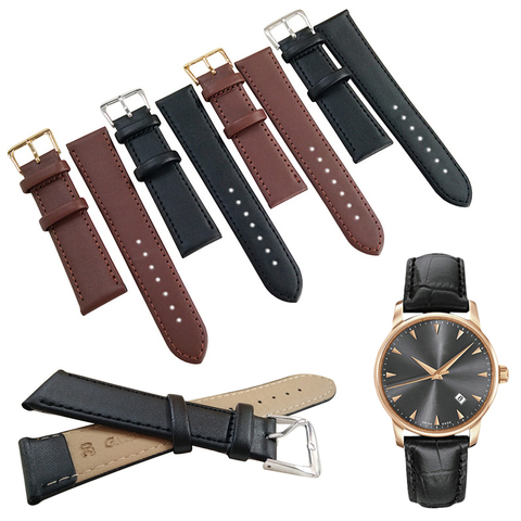 Watch Leather Strap Watches Band 8mm 10mm 12mm 14mm 16mm 18mm 20mm 22mm 24mm For Women Men Watchbands Black Brown Watch Belts ► Photo 1/6