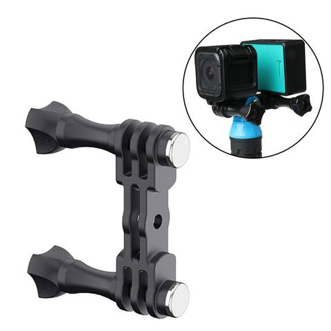 Yuanlin Dual-Head LED Flash Light Connection Mount Bracket Camera Holder for GoPro Hero Gnome Yi Series Bracket Camera Holder ► Photo 1/5