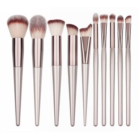 Luxury Wooden Makeup Brushes for Foundation Powder Blush Eyeshadow Concealer Lip Eye Make Up Brush Cosmetics Beauty Tools ► Photo 1/6