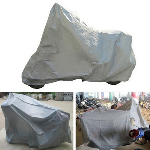 Durable PEVA Fabric Waterproof Outdoor Motorcycle Cover Electric Bicycle Covers Motor Rain Coat Waterproof Suitable for All Moto ► Photo 1/6