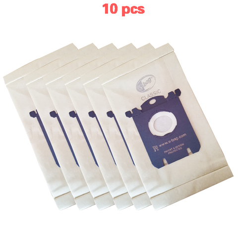 10 piece dust bag vacuum cleaner S bag for Philips Electrolux FC8021 FC8202 HR6999 HR8345 HR8514 HR8345 HR8350 HR8352 HR8353 ► Photo 1/2