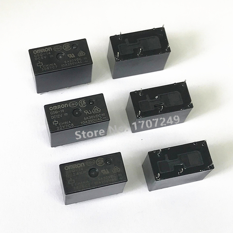 10pcs/lot New original OMRON Relay G5Q-14 G5Q-14-5V DC5V G5Q-14-12V DC12V G5Q-14-24V DC24V 5A 5pin alternative G5Q-1 G5Q-1-EU ► Photo 1/5