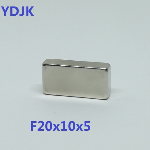 10 20 50pcs/lot N35 Rectangular magnet 20x10x5 Super Strong mm Neodymium Cuboid magnet 20*10*5  NdFeB magnet 20 x 10 x 5 ► Photo 1/3