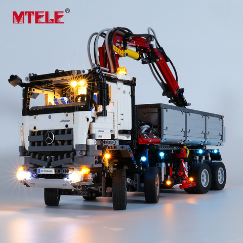 MTELE Brand LED Light Up Kit For Technic MBZ Arocs 3245 Toys Lighting Set Compatible With 42043 ► Photo 1/6