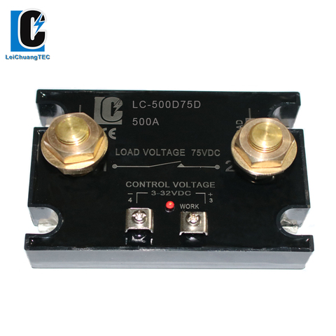 DC control DC solid state relay 500A Battery Management System BMS Voltage DC Relay ► Photo 1/6