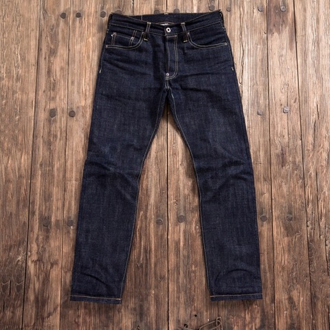 SD107-0001 Rock Can Roll Read Description! Heavy Weight Indigo Selvage Unwashed Pants Unsanforised Thick Raw Denim Jean 17oz ► Photo 1/6