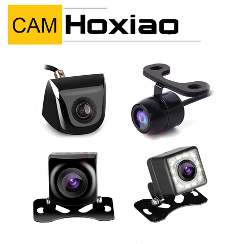 Hoxiao Car Rear View Camera Universal 12V LED Rearview Cam HD Parking Monitor 170 Degree Mini Car Parking Reverse Backup Camera ► Photo 1/6