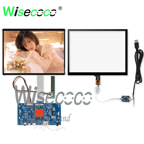 9.7 inch LP097QX1 SPA1 SPAV SPC1 2048x1536 EDP Signal 4 Lanes 51 Pins LCD Display Panel with HDMI LVDS driver Board with touch ► Photo 1/5