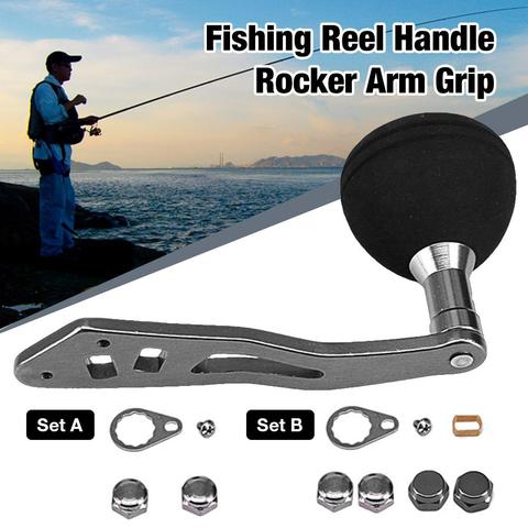 Fishing Reel Handle Rocker Arm Grip Metal Knobs Handle Grip Fish Reel Handle Baitcasting Reel Accessory ► Photo 1/6