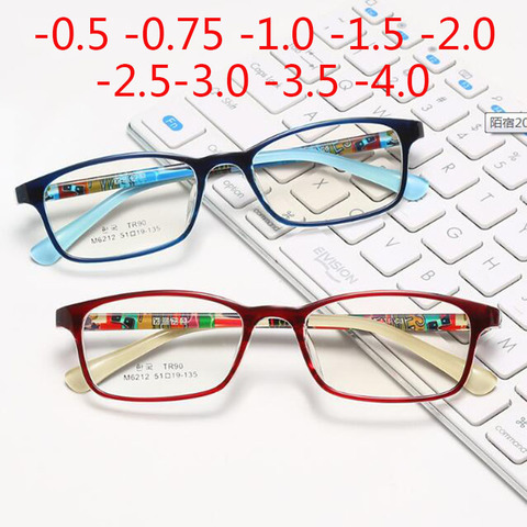 Fashion Anti Blue Light Glasses Teens Boy Girls Computer Prescription 8-14 years -0.5 -0.75 -1.0 -1.5 -2.0 -3.0 -4.0 ► Photo 1/6