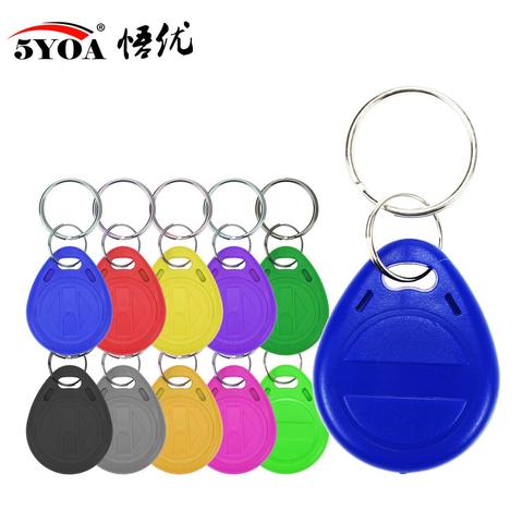 10Pcs EM4305 125Khz Key Copy Rewritable Writable Rewrite EM ID T5577 keyfobs RFID Tag Ring Card Proximity Token Access Duplicate ► Photo 1/6