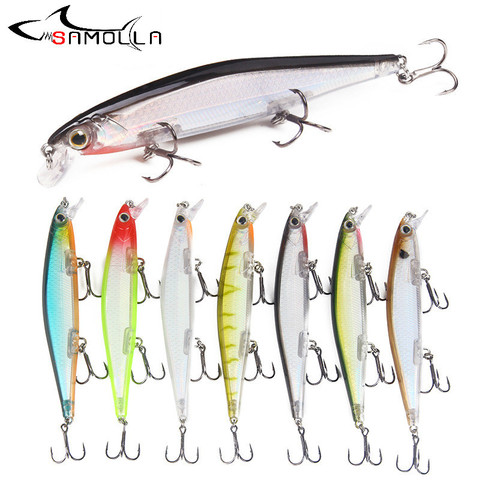 Minnow Fishing Lure Mino Baits Weights12.9g /11cm Bass Fishing Jerkbait Articulos De Pesca Isca Artificial Fake Fish ► Photo 1/6