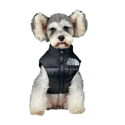 The Dog Face Pet Dog Clothes Luxurious Thick White Down Jacket Warm Autumn Winter Small and Medium French Bulldog Chihuahua Vest ► Photo 1/6