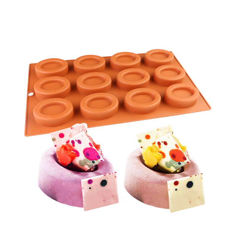 animal fruit silicone cake mold bakeware set silicone moulds for cake decorations 12-cavity chocolate christmas Oval shape ► Photo 1/5