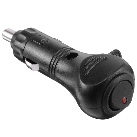 Multifunction 12V Motorcycle Car Cigarette Lighter Male Socket Plug Connector 10A LED On Off Switch Car Accessories ► Photo 1/6