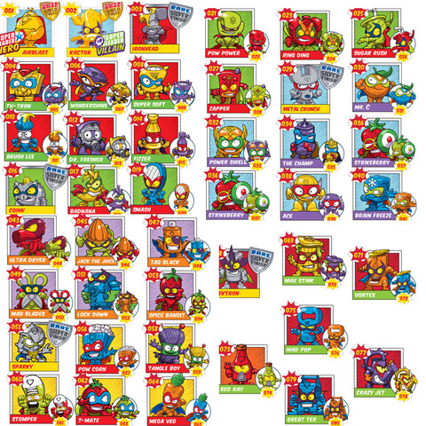 44pcs/set No Repeat  Super Zings Characters Stickers for Baby Kids Playing Toy Cartoon Superzings Pegatinas for Party Decoration ► Photo 1/5