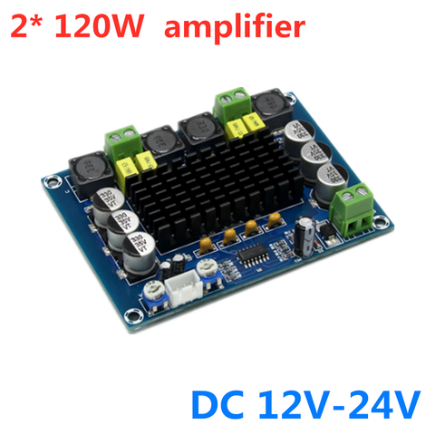 ARuiMei  TPA3116D2 XH-M543 Dual-channel Stereo High Power Digital Audio Amplifier Board 2*120W Amplificador DIY Module 12V-24V ► Photo 1/6