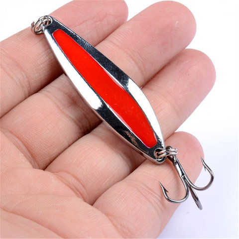 1PCS Fishing Lures Metal Rotating Spinner Spoon Sequins Hard Bait Hooks Peche Jig Minnow Bait Fishing Tackle Artificial Lure ► Photo 1/6