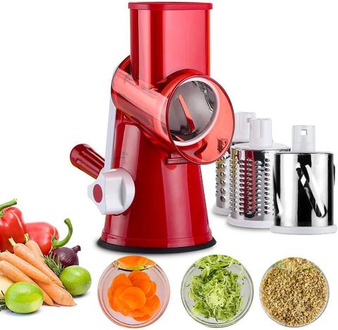 Vegetable Mandoline Slicer Multipurpose Fruit Vegetable Cutter Potato Cheese Shredder Rotary Drum Grater Chopper Kitchen Gadgets ► Photo 1/6