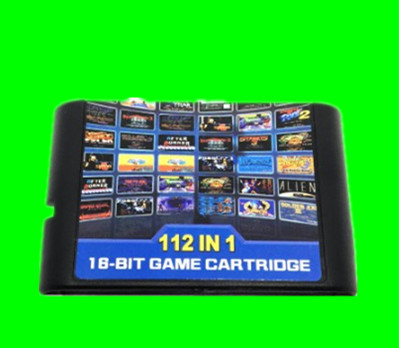 112 in 1 For SEGA GENESIS MegaDrive 16 bit Game Cartridge For PAL and NTSC Drop shipping ► Photo 1/4