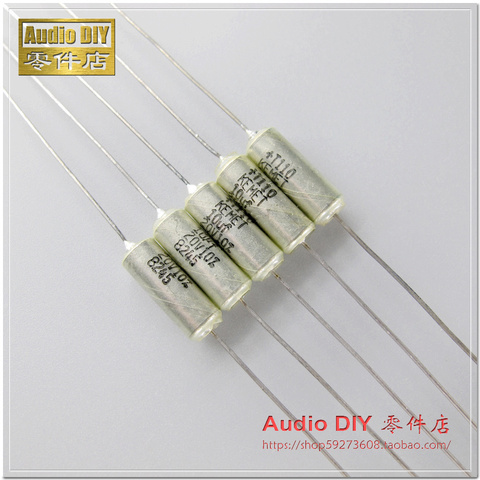 20PCS NEW KEMET T110 10uF/20V 10% 4.5x12.5mm 10UF 20V Axial gold sealed tantalum electrolytic capacitor 20v10uf T110B106K020AS ► Photo 1/5