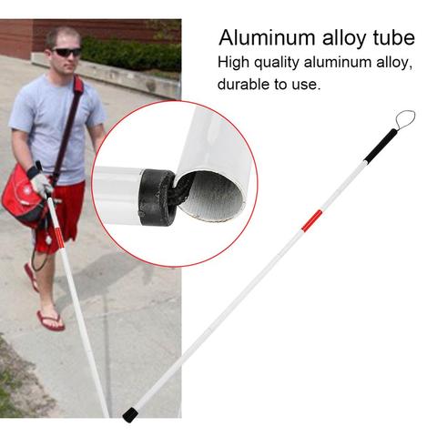 Adjustable Pole Walking Stick Reflective Cane Crutch Portable Folding Telescopic Anti-shock Guide Cane for The Blind Amblyopia ► Photo 1/6