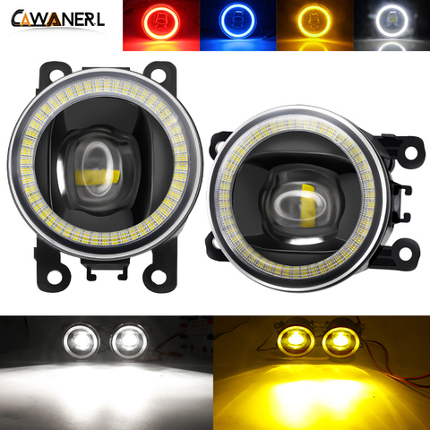 2 X Car Fog Light LED Angel Eye Daytime Running Lamp DRL 30W 12V For Dacia Duster Sandero Solenza Logan Mazda MPV Lincoln Scion ► Photo 1/6