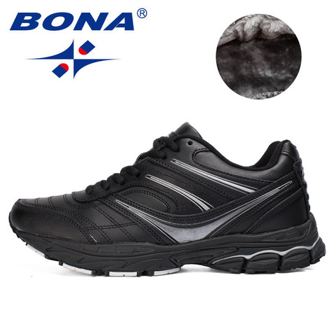 BONA 2022 New Arrival Action Leather Ultra Boots Men Zapatillas Hombre Plush Warm Casual Sneakers Man Leisure Masculino Footwear ► Photo 1/4
