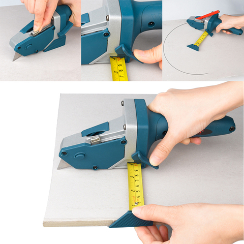 Gypsum Board Cutting Device All-in-one Drywall Cutter Hand Tool Measure  Mark Cut
