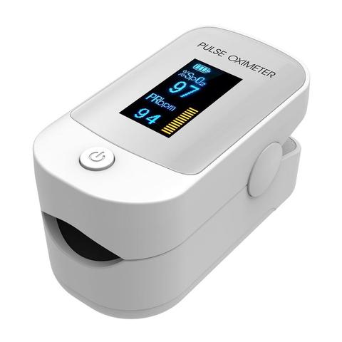 Portable Finger Tip Pulse Oximeter OLED Display Heart Rate Monitor Blood Oxygen Saturation Monitor with Lanyard ► Photo 1/6