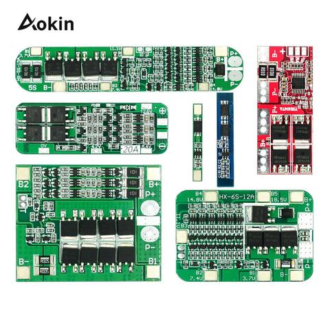 1S 2S 3S 4S 3A 20A 30A Pcb Bms Protection Board For 18650 Li-ion Lithium Battery Cell Module Diy Kit ► Photo 1/6