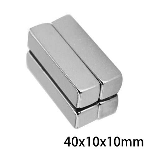 1~20PCS 40x10x10 Block Super Strong Magnetic Magnets 40mm*10mm Permanent Neodymium Magnet 40x10x10mm Quadrate Big 40*10*10 mm ► Photo 1/6