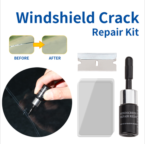 1 Set Car Windshield Repair Tool DIY For Car Window Repair Tool Glass Curing Glue Auto Winscreen Glass Scratch Crack Restore Kit ► Photo 1/6